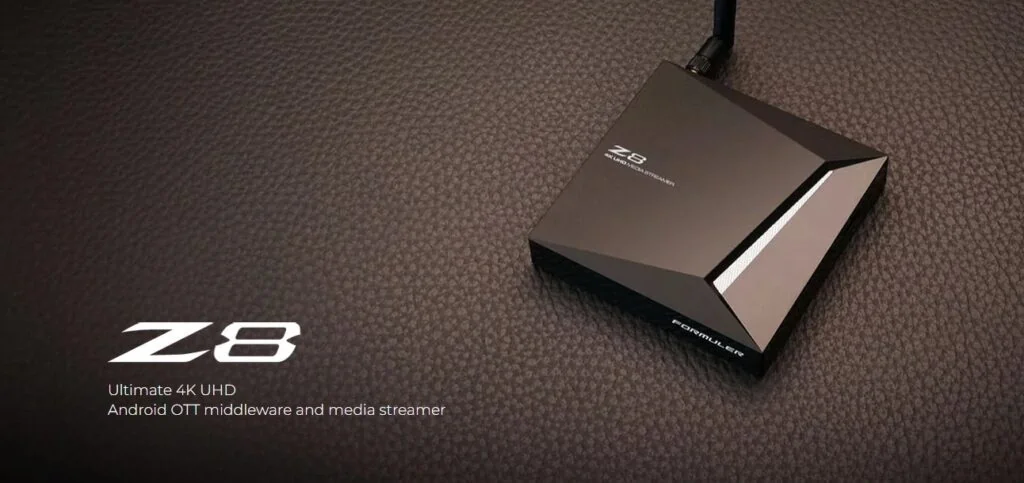 Android Box Formuler Z8. Par rapport au Z7, quelles sont les nouvelles fonctionnalités? 9 Android box